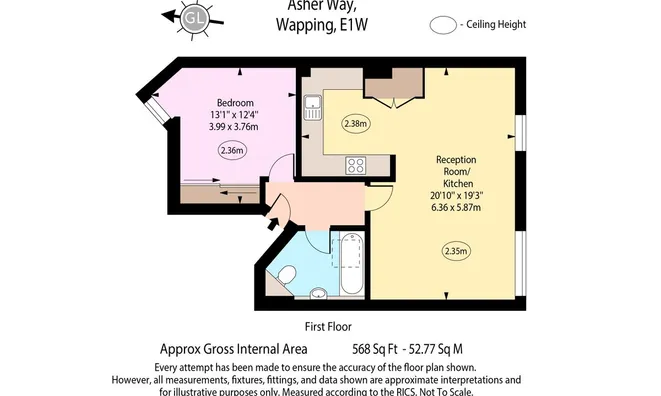 Недвижимость Leeward Court, Asher Way, Wapping: 11