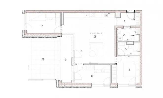 Недвижимость Квартира, 4 комнаты, Бежиград: 12