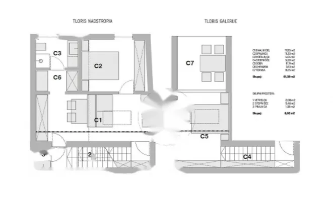 Недвижимость Трёхкомнатная квартира Копер: 9