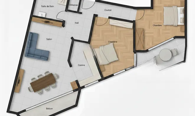 Недвижимость Apartment 2 bedrooms for sale in Oberkorn: 1