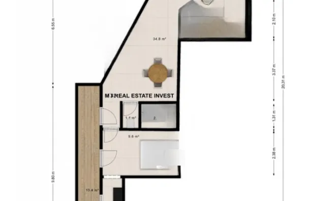 Недвижимость Apartment 1 bedroom for sale in Kehlen: 2