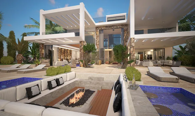 Недвижимость 7 Bedroom Villa For Sale in Pegeia, Paphos: 1