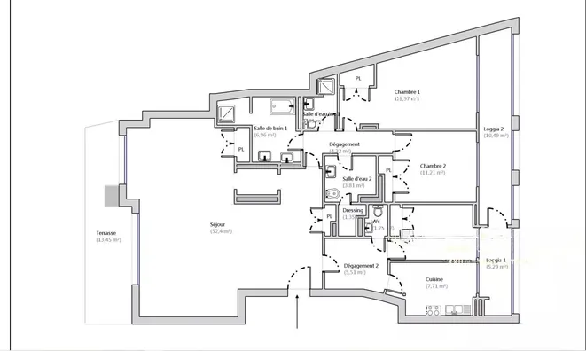 Недвижимость Apartment Croix des Gardes: 9
