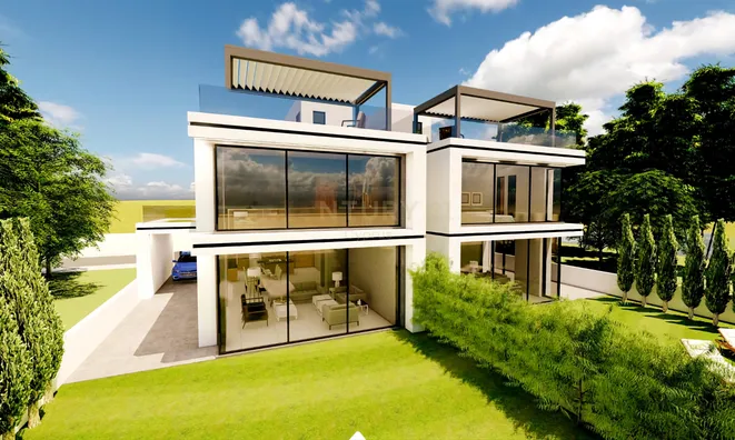 Недвижимость 3 Bedrooms Semi-detached For sale in Perivolia, Larnaca: 3