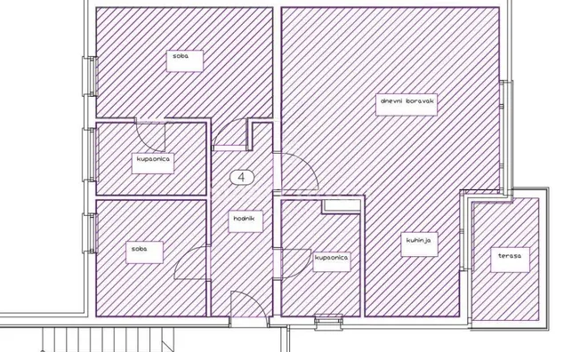 Недвижимость Трёхкомнатная квартира в центре: 23