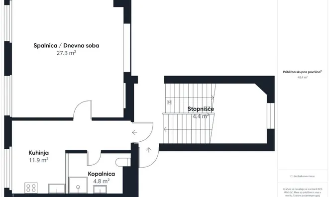 Недвижимость Однокомнатная квартира в центре: 16