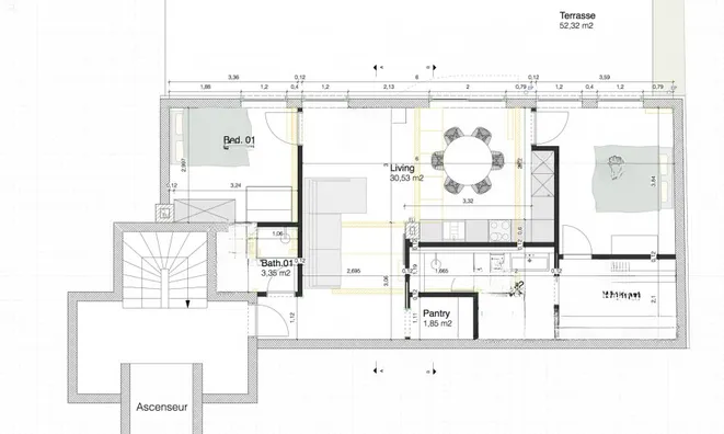 Недвижимость Apartment 2 bedrooms for sale in Luxembourg-Centre ville: 6
