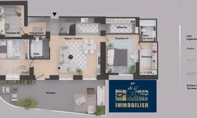 Недвижимость Apartment 3 bedrooms for sale in Mertert: 1