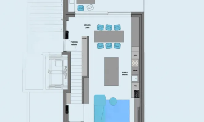 Недвижимость Четырёхкомнатная квартира-дуплекс в Изоле: 11