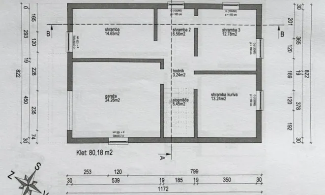 Недвижимость Дом в Залоге, две квартиры: 5
