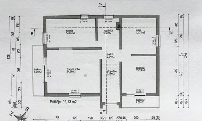 Недвижимость Дом в Залоге, две квартиры: 7
