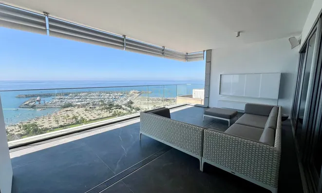 Недвижимость First line Sea View 3 Bedroom Apartment For Sale in Agios Tychonas,Limassol: 3