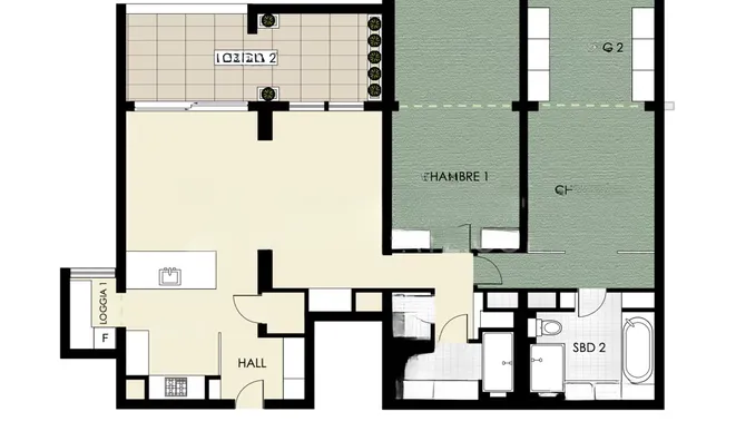 Недвижимость Apartment Monaco, Fontvieille: 11