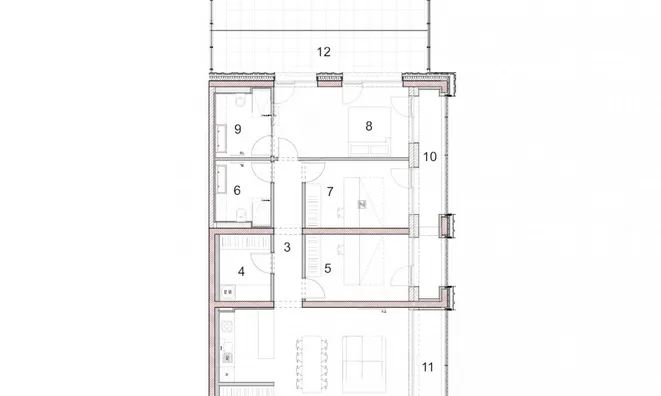 Недвижимость Квартира, 4 комнаты, Бежиград: 15