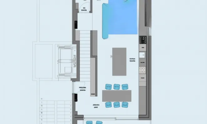 Недвижимость Квартира в Изоле с атриумом: 9