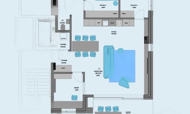 Недвижимость Квартира 3.5 комнаты в Изоле: 9