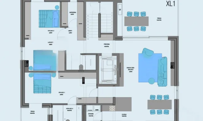 Недвижимость Четырёхкомнатная квартира в Изоле резиденция Моментум: 7