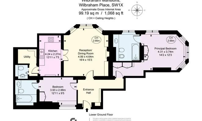 Недвижимость Wilbraham Place, Sloane Square: 12