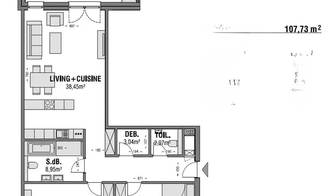 Недвижимость Apartment 2 bedrooms for sale in Weiswampach: 2