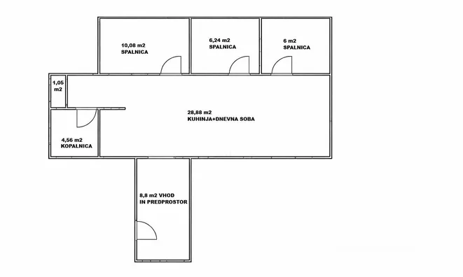 Недвижимость Квартира 4-комн в центре Копера: 10