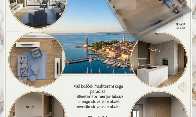 Недвижимость Четырёхкомнатная квартира в Изоле: 1