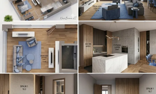 Недвижимость Четырёхкомнатная квартира в Изоле: 4