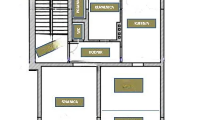 Недвижимость Квартира 2,5 комнаты, Тобор: 11