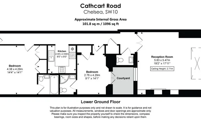 Недвижимость Cathcart Road, Chelsea: 13
