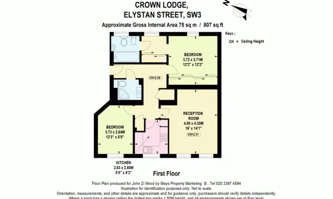 Недвижимость Crown Lodge, 12 Elystan Street: 15