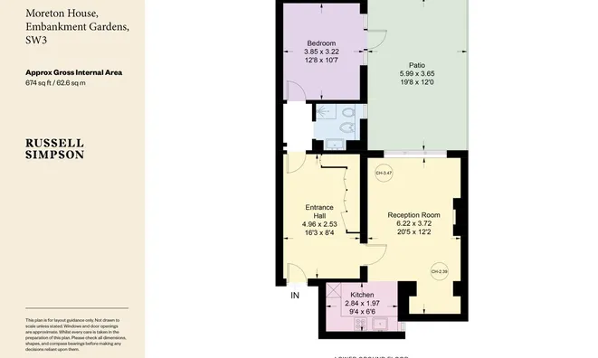 Недвижимость Moreton House, 3-4 Embankment Gardens, Chelsea: 9