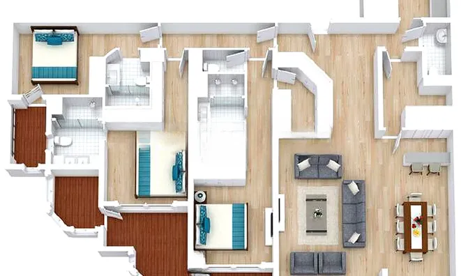 Недвижимость Apartment Monaco, Fontvieille: 23