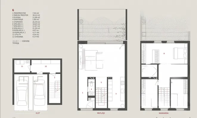 Недвижимость Дом с террасой Резиденция Озеро BLED: 11
