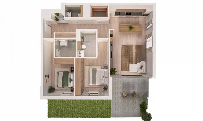 Недвижимость Apartment 2 bedrooms for sale in Steinfort: 7