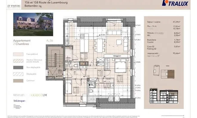 Недвижимость Apartment 2 bedrooms for sale in Bettembourg: 4