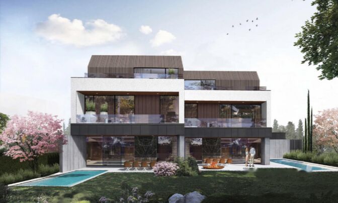 Дом с террасой на Долгом мосту