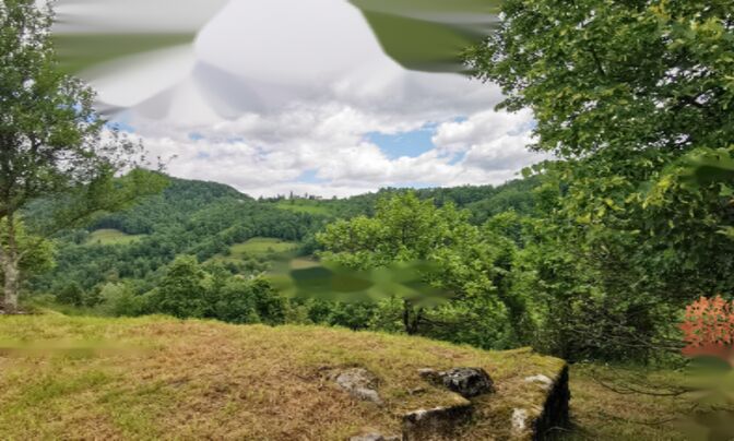 Участок, Кметияново Доблар, на солнечном краю плато.