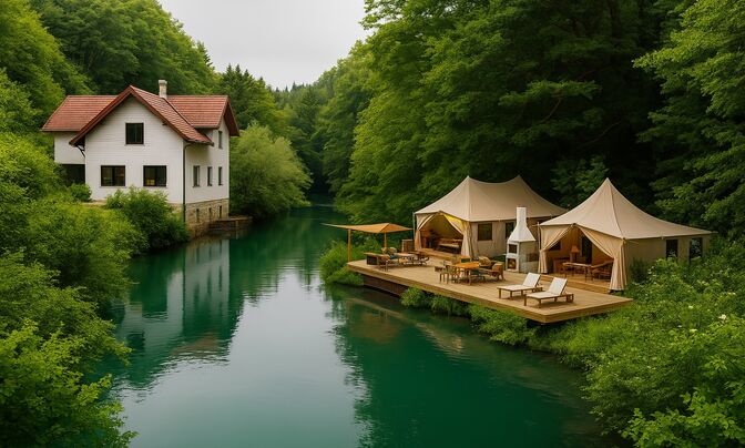 Поместье «Старая мельница на реке Крупа»