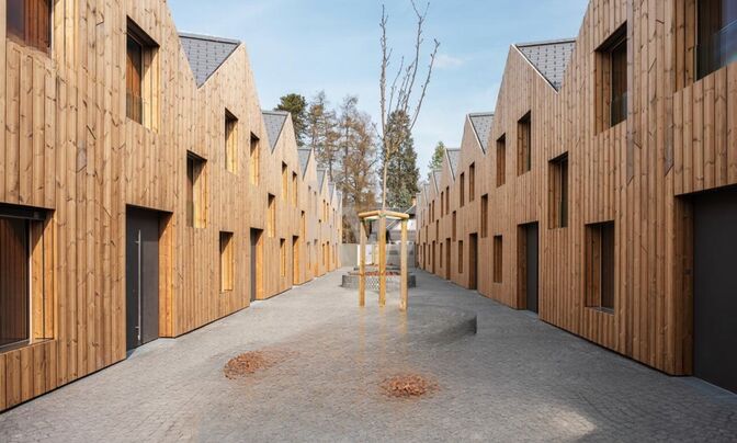 Дом с террасой в Бледе