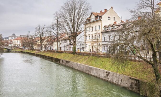 Дом, Любляна, Центр, Петковшково Набережье 