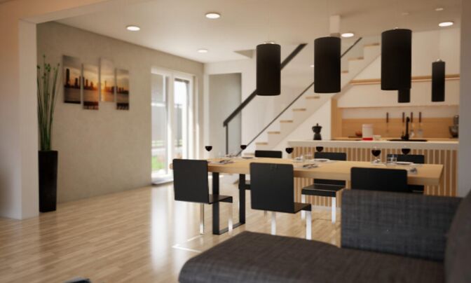 Дом с террасой в Новом Трново