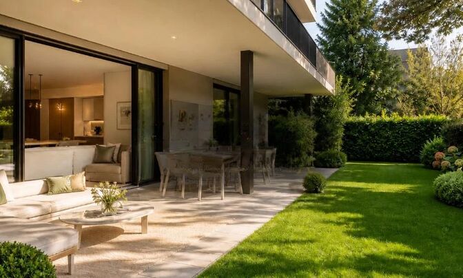 Terrace flat 5 rooms