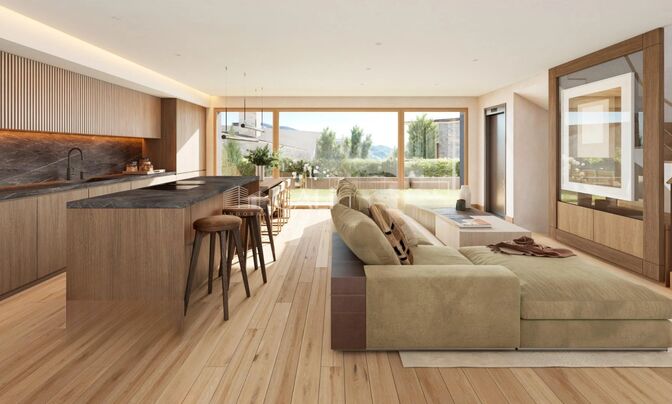 Three-storey townhouse with large terrace in Canillo center