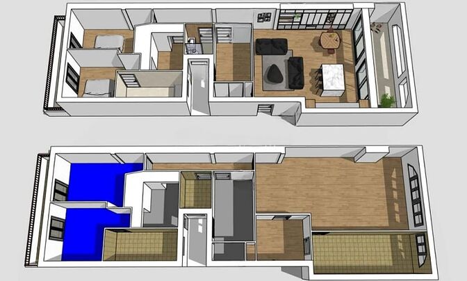 Renovated penthouse in Andorra la Vella with 2 parking spaces and 2 storage rooms