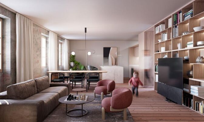Apartment, 4 rooms, Ljubljana center