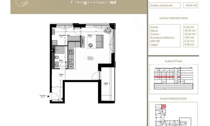 Studio for sale in Belval