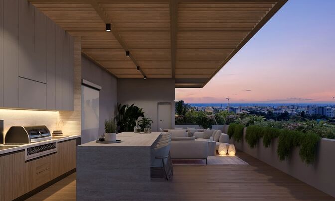 Penthouse, Sea view, 2 bed For Sale in Germasogeia