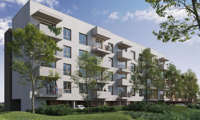 Two-room apartment in Kozin