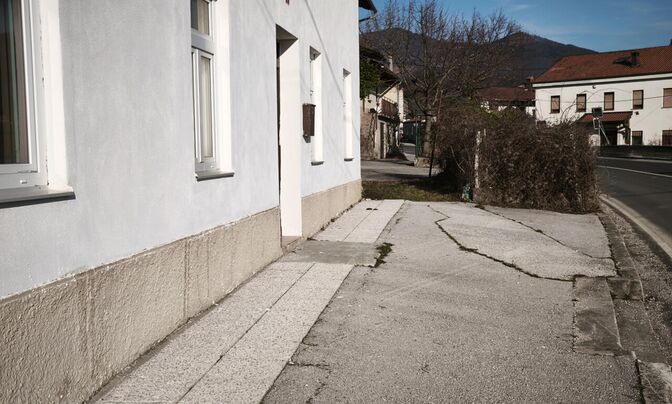 House in the city center