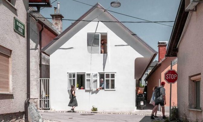 House in the center of Krakow