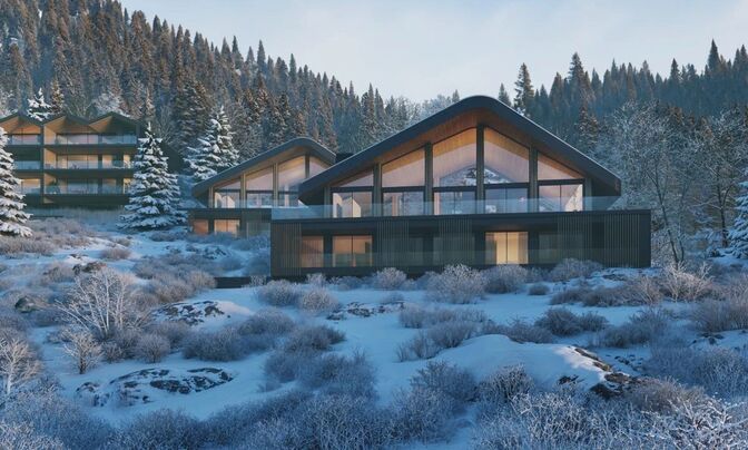 Luxury Scandinavian-inspired villa in exceptional natural setting